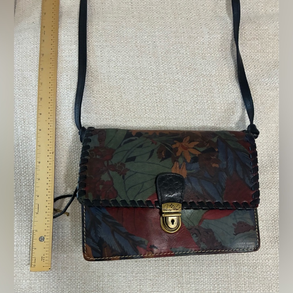 Patricia Nash EUC Liana crossbody bag in a floral print leather - Picture 11 of 16